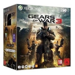 Microsoft Xbox 360 Slim 250Go + Gears of War 3