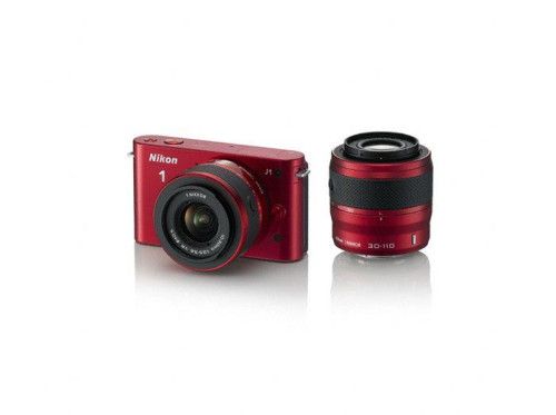 Nikon 1 J1 (Rouge) + 1 Nikkor VR 10-30mm + 1 NIKKOR VR 30-110 mm