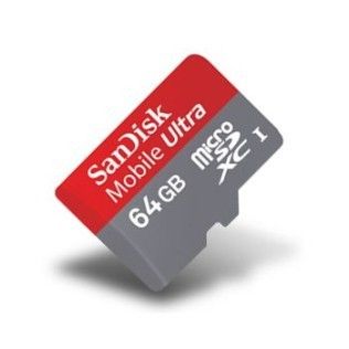 SanDisk Mobile Ultra microSDXC UHS-I 64Go + Adapateur SD
