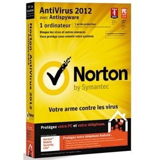 Norton Antivirus 2012 1 poste - PC