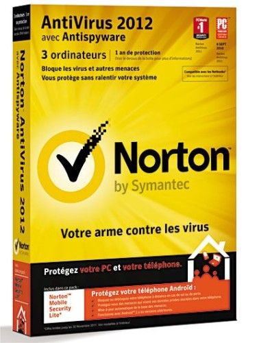 Norton Antivirus 2012 3 postes - PC