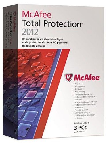 McAfee Total Protection 2012 - 3 postes - PC