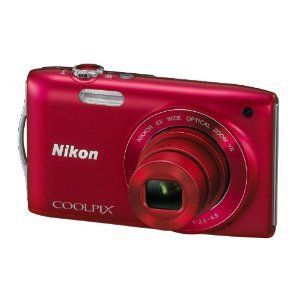 Nikon Coolpix S3300 (Rouge)