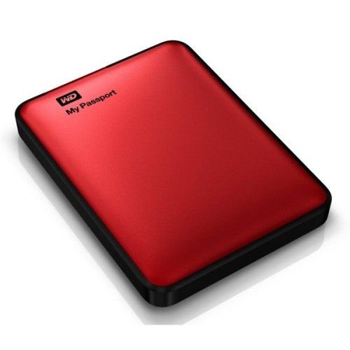 WD My Passport USB 3.0 750Go (Rouge)