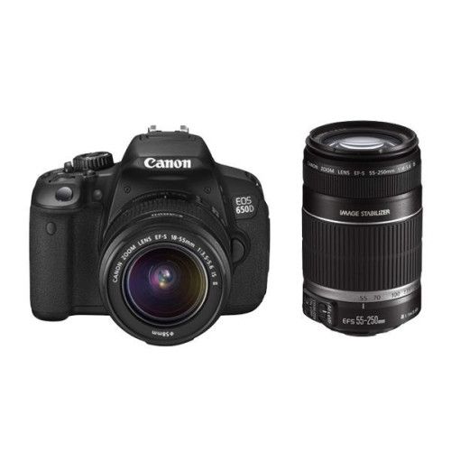 Canon EOS 650D + 18-55mm + 55-250mm