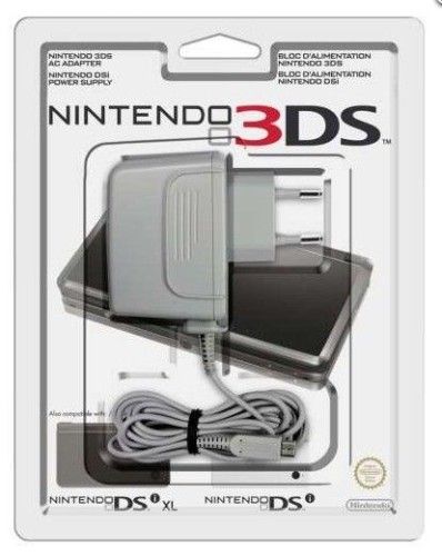 Nintendo Chargeur Secteur Officiel 3DS XL/3DS/DSI XL/DSI