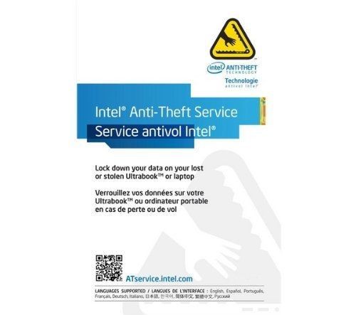 Intel Anti-Theft Service - Licence 1 an 1 portable