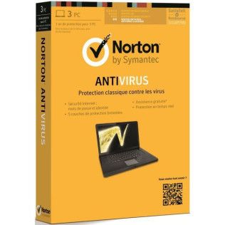 Norton Antivirus 2013 - Licence 1 an 3 Postes