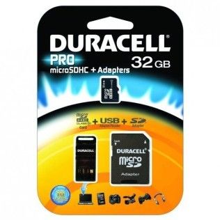 Duracell Micro SDHC 32Go Class 4 (Adaptateurs SD & USB)