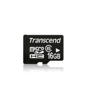 Transcend Micro SDHC 16Go CL6