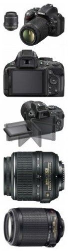 Nikon D5200 (Black) + 18-55mm + 55-200mm