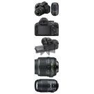 Nikon D5200 (Black) + 18-55mm + 55-300mm