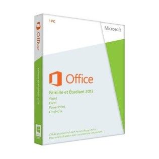 Microsoft Office Famille et Etudiant 2013 - PC