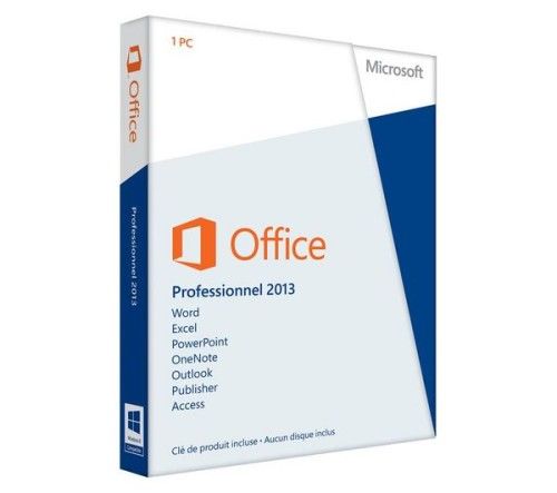 Microsoft Office Professionnel 2013 - PC