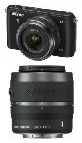 Nikon 1 S1 (Noir) + 1 Nikkor VR 11-27.5mm + 30-110mm VR