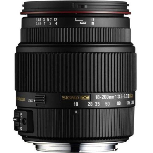 Sigma 18-200mm F3.5-6.3 II DC OS HSM > Nikon