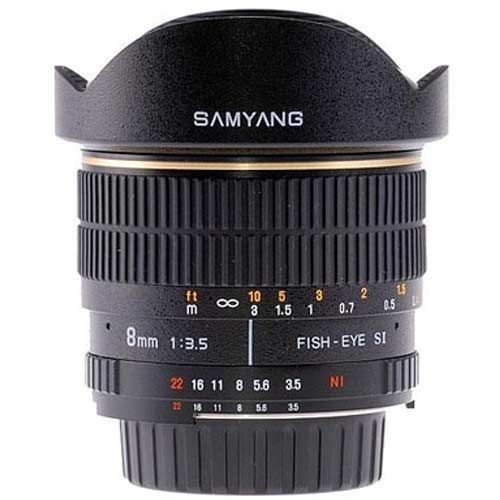 Samyang 8mm f/3.5 Fisheye AE > Nikon