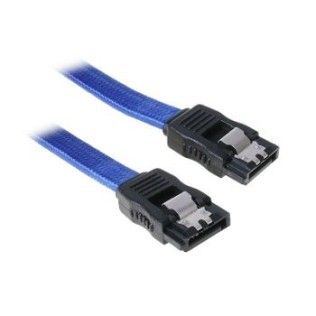 BitFenix Alchemy - Câble SATA III 6 Gb/s - 30cm (Bleu)