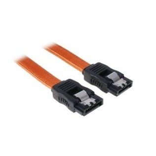 BitFenix Alchemy - Câble SATA III 6 Gb/s - 30cm (Orange)