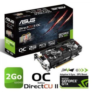 Asus GeForce GTX 660 2Go GDDR5 OC DC2