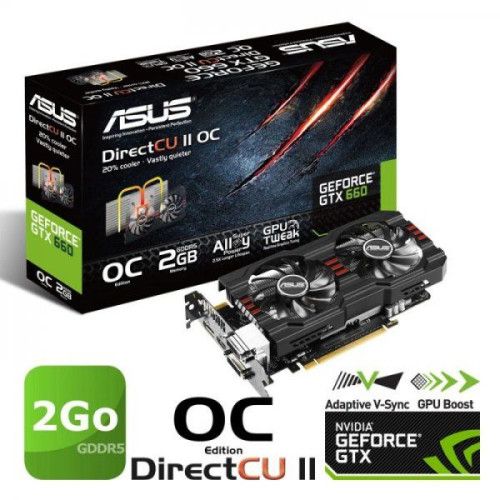 Asus GeForce GTX 660 2Go GDDR5 OC DC2