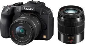Panasonic Lumix DMC-G6 (Noir) + 14-42mm + 45-150mm