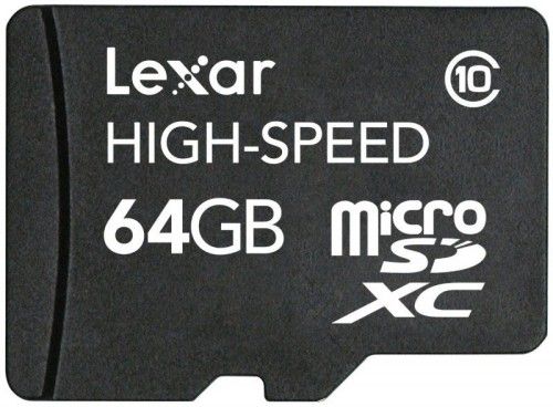 Lexar MicroSDXC 64Go Class 10