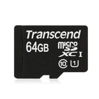 Transcend Micro SDXC UHS-I 300x Premium 64Go Class 10 + Adaptateur SD
