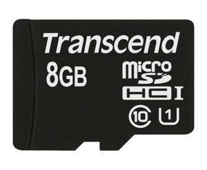 Transcend Micro SDHC UHS-I 300x Premium 8Go CL10