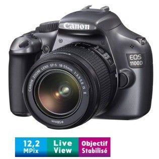 Canon EOS 1100D Gris + 18-55mm IS