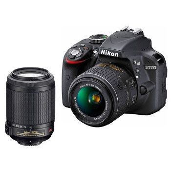 Nikon D3300 + 18-55mm + 55-200mm