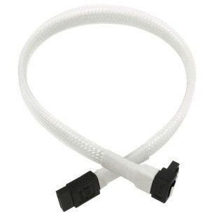 Nanoxia Cable SATA III 6Gb/s 30cm (Blanc)