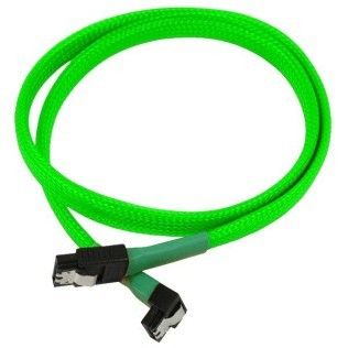 Nanoxia Cable SATA III 6Gb/s 60cm (Vert Fluo)