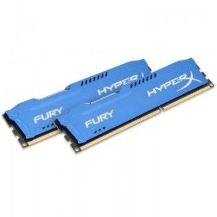 Kingston HyperX Fury Blue DDR3-1866 CL10 8Go (2x4Go)