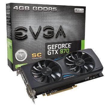 eVGA GeForce GTX 970 Superclocked ACX 2.0 - 4 Go