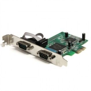 StarTech.com Carte Série RS232 PCI Express avec 2 ports