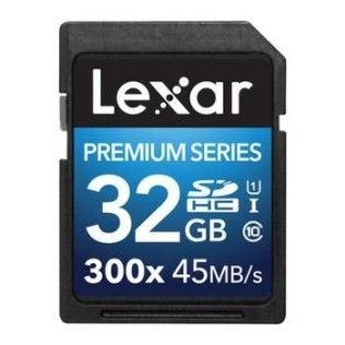 Lexar Premium SDHC 32 Go 300x (45Mo/s)
