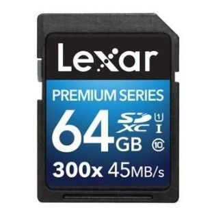 Lexar Premium SDXC 64 Go 300x (45Mo/s)