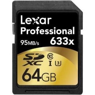 Lexar Professional SDXC 64 Go 633x (95Mo/s) - LSD64GCBEU633