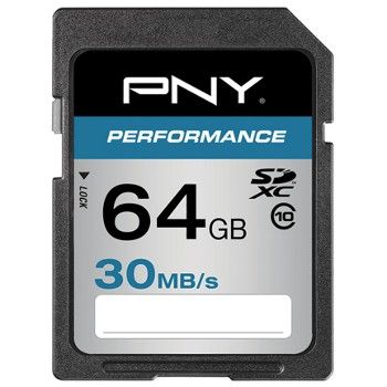 PNY Performance SDXC 64 Go (30Mo/s)