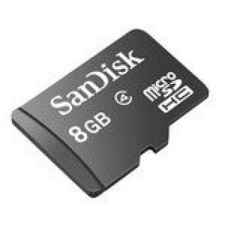 SanDisk microSDHC 8 Go + Adaptateur SD