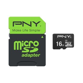 PNY High Performance microSDHC 16Go (80Mo/s) - SDU16G10HIGPER80-EF