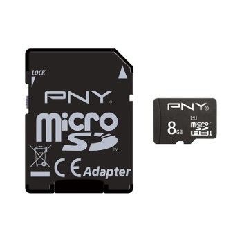 PNY Performance microSDHC 8 Go (50Mo/s)