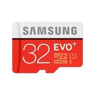 Samsung Evo Plus Micro SDHC 32 Go (80Mo/s) + adaptateur