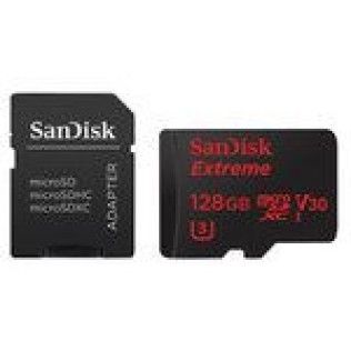 SanDisk Extreme UHS-I microSDXC 128 Go + Adaptateur SD