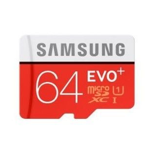 Samsung Evo Plus Micro SDXC 64 Go (80Mo/s) + adaptateur