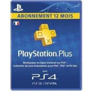 Sony Carte Playstation Plus - Abonnement 12 mois