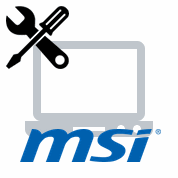 Changement charnière écran portable PC MSI