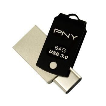 PNY UCD10 Type-C vers Type A 64 Go