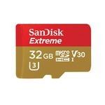 SanDisk Extreme microSDHC UHS-I V30 32 Go + Adaptateur SD